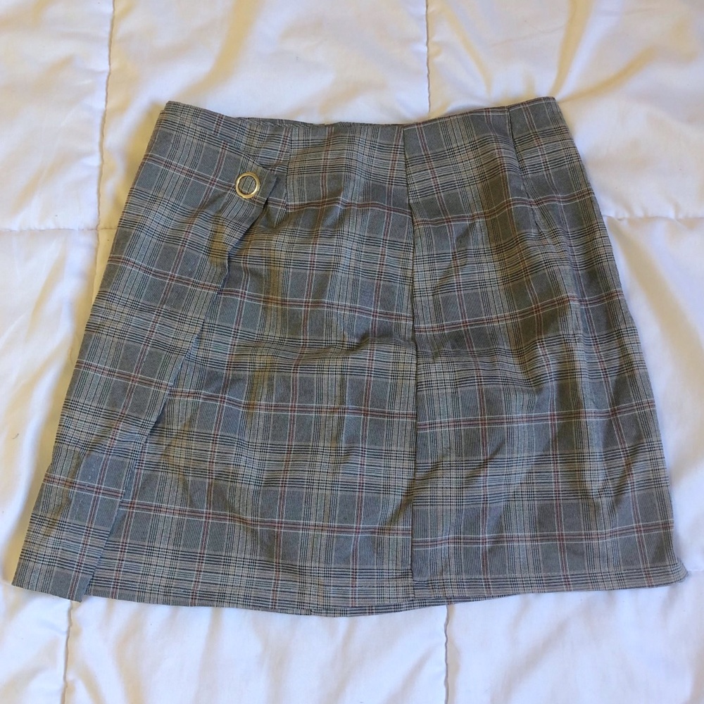 Plaid Gingham Skirt